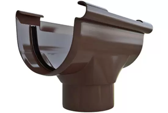 Воронка ринви Альта-Профіль Еліт 125 коричнева, фото 1