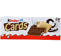 Печенье KINDER CARDS со сливочно-шоколадным наполнителем 128 g