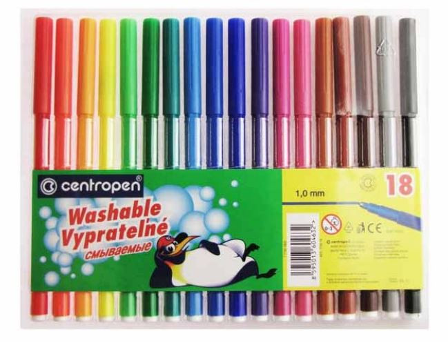 Фломастери Centropen 18 кольорів 7790/18ТП, фото 1
