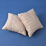 Подушка декоративна LINE TM IDEIA 45x45 см беж, фото 5
