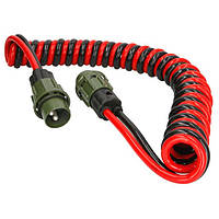 Спіральний кабель причепа зі штекерами 2 PIN TRUCKLIGHT 3,5 м
