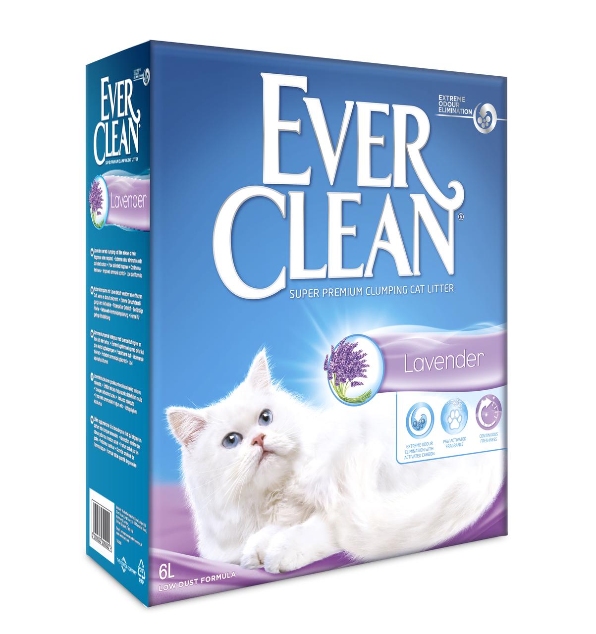 Наповнювач комкуючий Ever Clean Lavander Лаванда 6 л