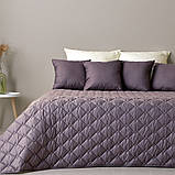 Покривало на ліжко диван 180х210 см IDEIA стьобане двостороннє якісна стібка мікрофібра, фото 4