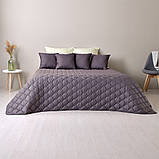 Покривало на ліжко диван 180х210 см IDEIA стьобане двостороннє якісна стібка мікрофібра, фото 5