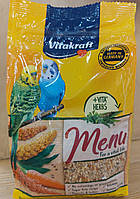 Vitakraft Menu Vita + herbs для хвилястих папуг 500 г