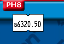 Етикетка 21 х 12 мм (надрукована BLITZ PH8) BLITZ PH8 (купити в Харкові)