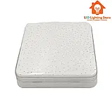 Світлодіодний світильник накладний квадратний Biom BYS-02-18-5 18W 5000К IP33 (зіркове сяйво), фото 6