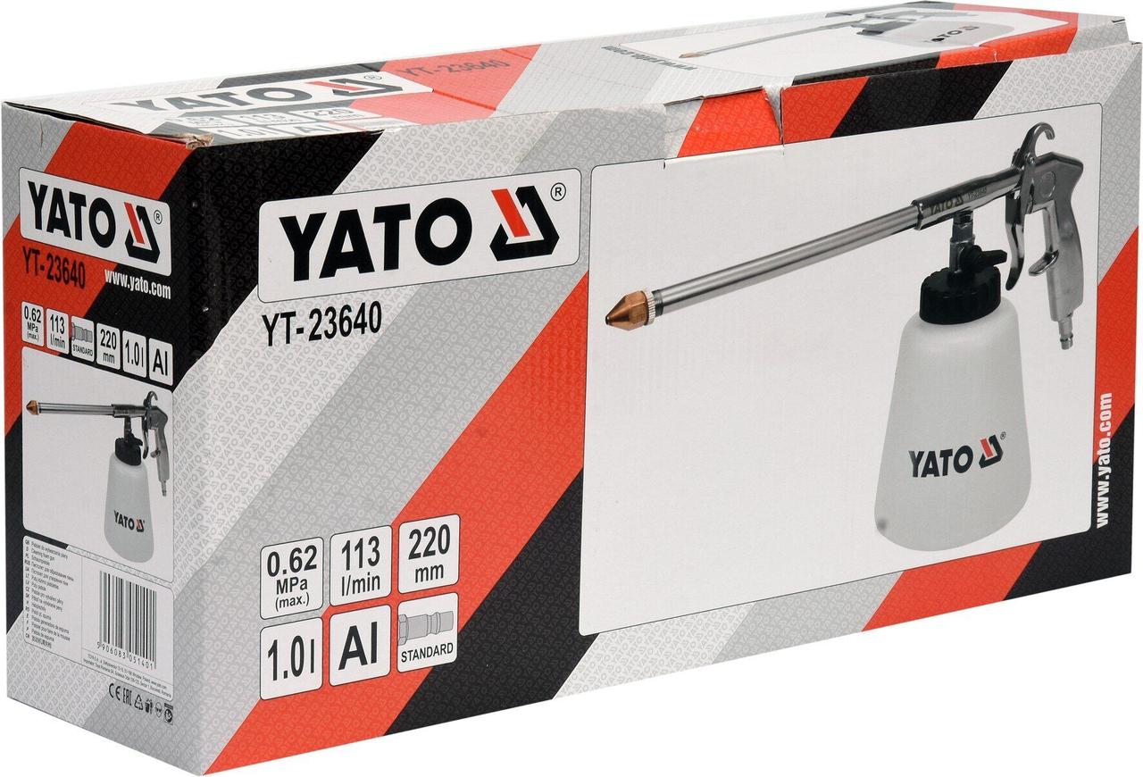 Пневматический пистолет для пены 1 л YATO YT-23640 - фото 3 - id-p1767480766