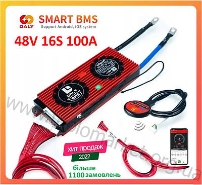 Bms умная плата DaLy LiFePO4 48V 16S 150 300A с Bluetooth flamingo ...