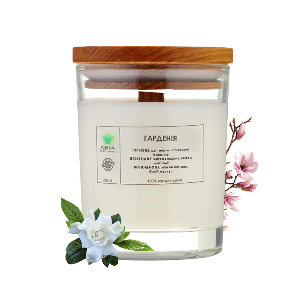 Аромасвічка Purity Гарденія 150 грам