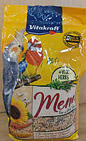 Vitakraft Menu Vita + herbs для середніх папуг 1 кг