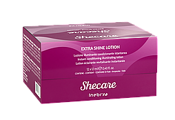 Ампули для сяйва волосся Inebrya Sheсare Extra Shine Lotion 12 шт 12 мл