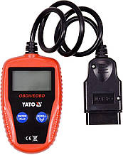 Тестер діагностичний OBD2 з LCD-дисплеєм YATO YT-72977