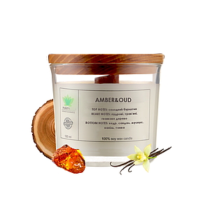 Аромасвічка Purity Amber&Oud