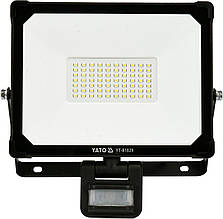 Світлодіодний прожектор з датчиком руху SMD LED 50W YATO YT-81829