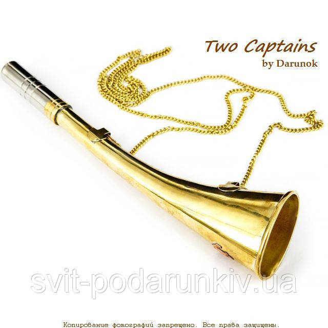 Гірський сигнальний гудок боцмана з металу 23 см 2091SВ, фото 1