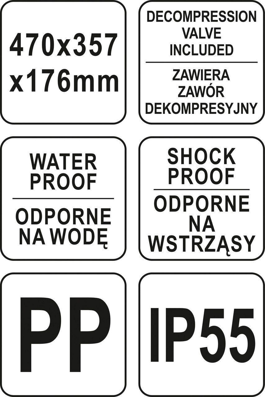 Ящик для инструментов 470х357х176мм YATO YT-08904 - фото 6 - id-p1767481865