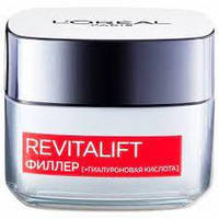 Денний антивіковий крем L'Oreal Paris Revitalift Filler для відновлення об'єму шкіри обличчя, 50 мл