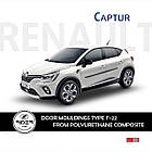 Молдинги на двері для Renault Captur II 2020+