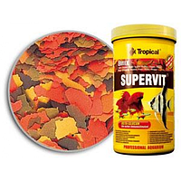 Корм Tropical Supervit 8 mix 50 ml. Rорм в хлопьях с добавлением бета-глюкана для рыбок