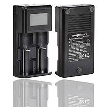 Зарядний пристрій BC-2L, універсальний для Li-Ion, LiFePo4, IMR, Ni-MH, Ni-Cd акумуляторів, AmazonBasics, фото 2