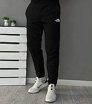 Демісезонний спортивний костюм TNF чорний худі + штани (двонитка), фото 4