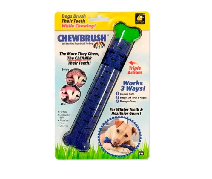 Самоочисна Зубна щітка для собак Сhewbrush