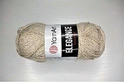 Пряжа для в'язання YarnArt Elegance. 250 г. 205 м. Колір — світло-бежевий 119