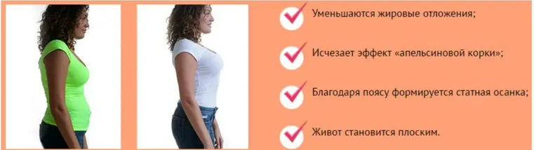 Пояс для утяжки живота Міс Беллт Miss Power Belt компресійний для схуднення, фото 4