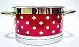 Каструля з кришкою 3.6 л, Ø 20 см Bohmann BH 0127-20 red - MegaLavka, фото 5