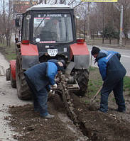 Бара-розріз для мерзлих і твердих ґрунтів, асфальту на глибину 1100 мм