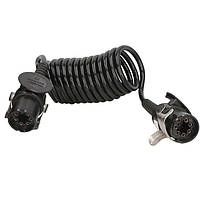 Спіральний кабель причепа зі штекерами 7 PIN EBS WABCO (ISO 7638-1) Classic