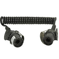 Спіральний кабель причепа зі штекерами 7 PIN EBS WABCO (ISO 7638-1) Standard