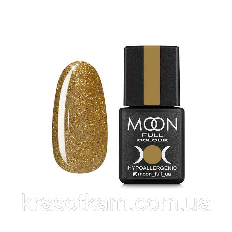 Гель-лак Moon Full No326 золотий шимерний, 8 мл.