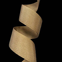 Лента окантовочная (обшивка) 25 мм репсовое плетение нейлон цвет Койот