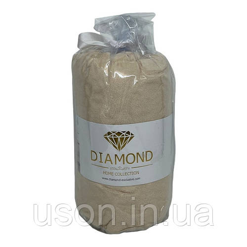 Махровая простынь на резинке + 2 наволочки 50*70 Тм Diamond цвет ...