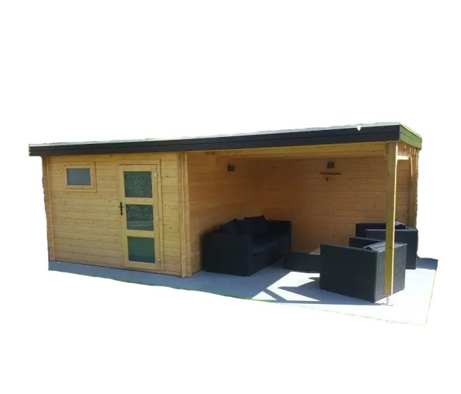 Сучасний сарай, госпблок для дачі з дерева 6.3х3,3 м. від виробника Modern barn - 30