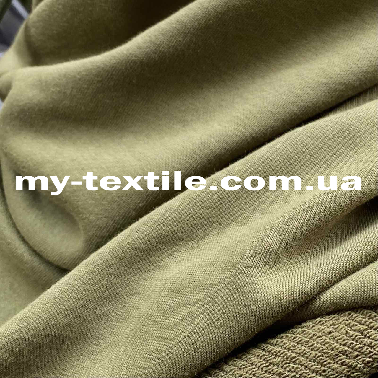 Тринитка без начісу Петля Діагональна Світлий хакі
