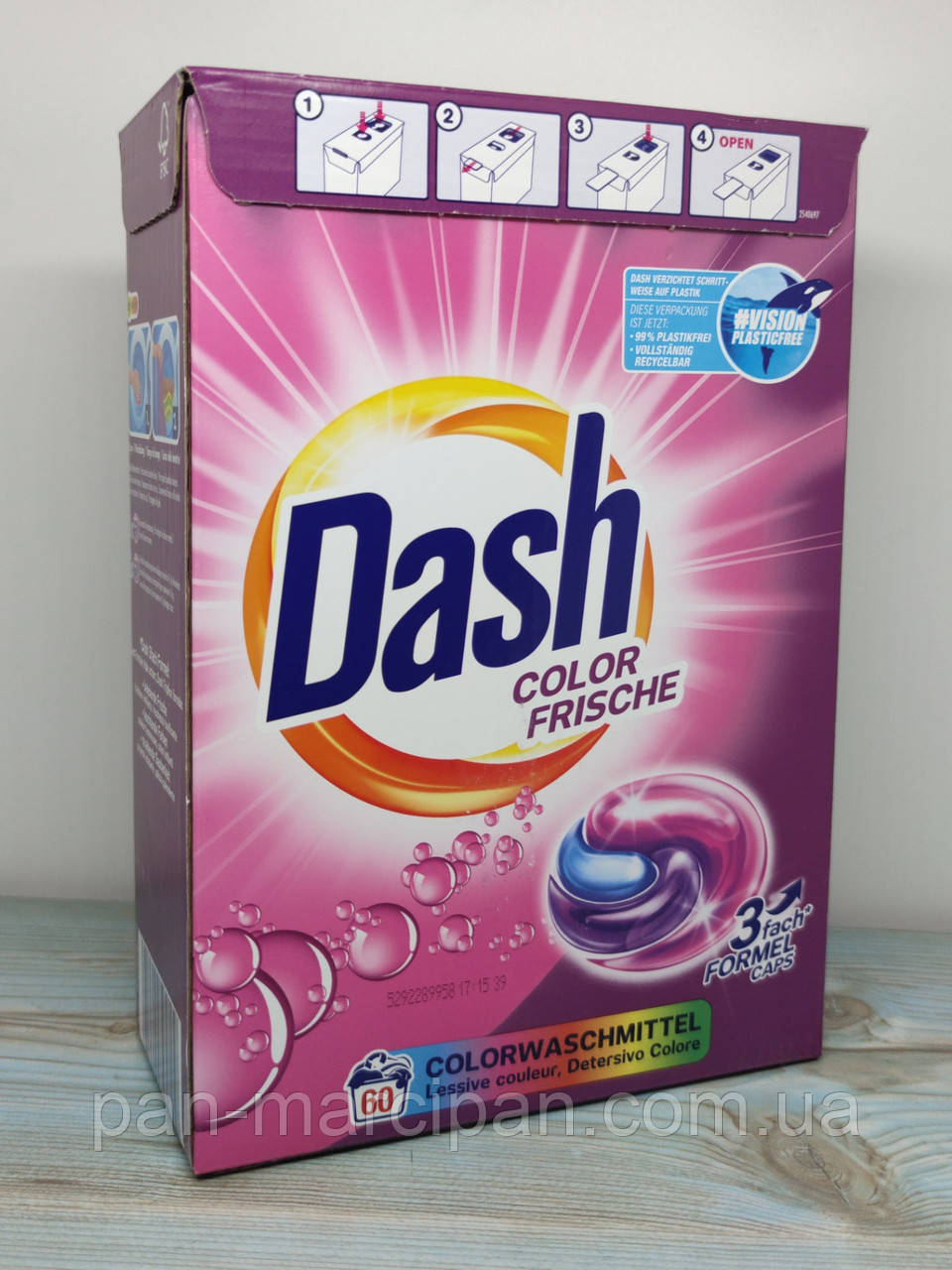 Капсули для прання Dash Color Frische (60пр)