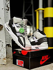 Чоловічі кросівки Nike Air Trainer High Georgetown Wolf Grey Obsidian Black White DM8320-001, фото 4