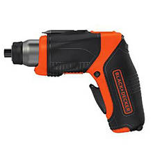 Викрутка BLACK+DECKER, 3.6 Li-Ion, 190 об/хв, реверс, підсвічування, вага 0.5 кг