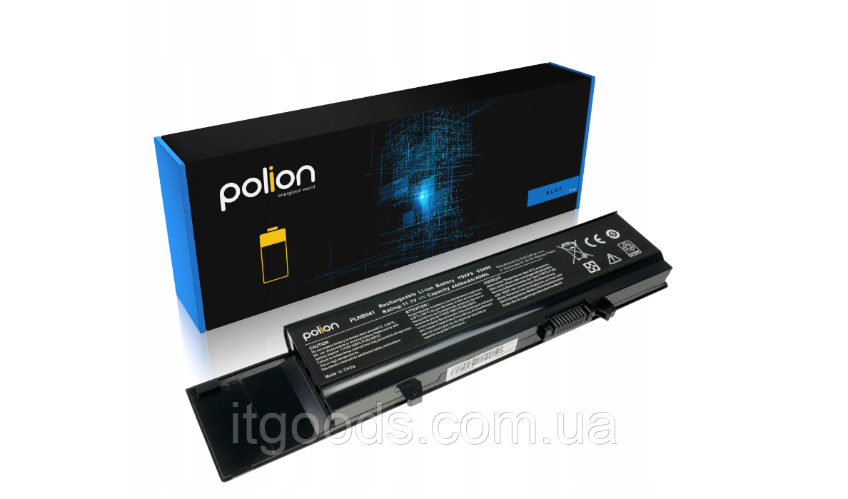 Акумулятор для ноутбука DELL Y5XF9 5200mAh VOSTRO 3400 3500 3700 7FJ92 04D3C 4JK6R TXWRR CYDWV