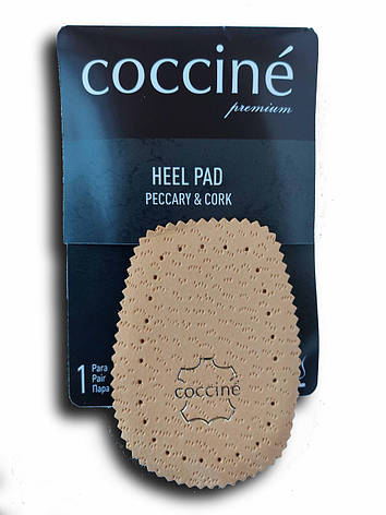Вкладка підп'яточник шкіра пекарі на корковій основі для взуття COCCINE LEATHER&CORK Польща, фото 1