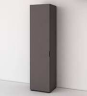 Современный стильный узкий шкаф пенал C1-60 в маленькую прихожую коридор для верхней одежды и обуви Сан Марино
