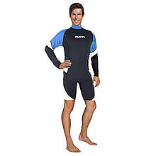 Лонгслів чоловічий Mares Rash Guard Loose Fit UPF 30+ чорно-синій XS