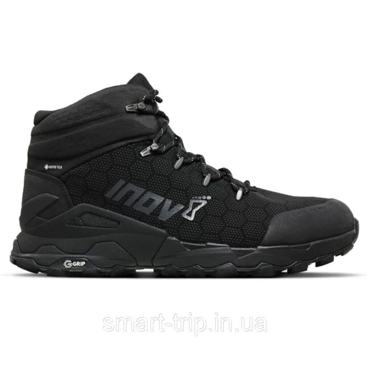 Кросівки для бігу Inov-8 Roclite Pro G 400 GTX чорні трейлові чоловічі 40 (25.5 см)
