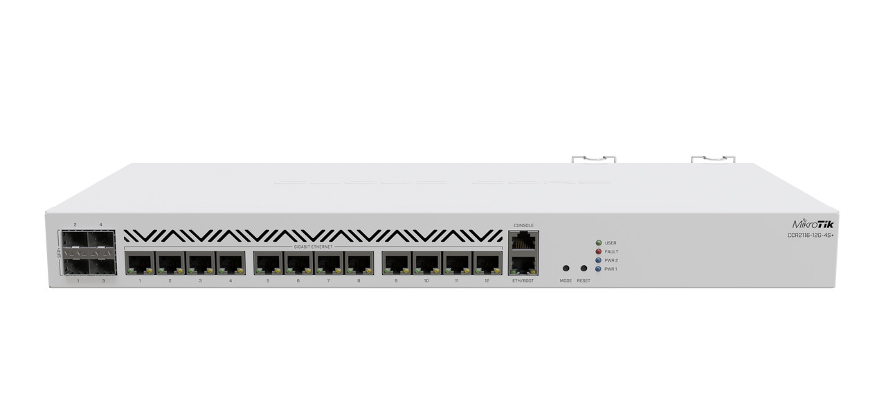 MikroTiK Маршрутизатор Cloud Core Router CCR2116-12G-4S+, фото 1