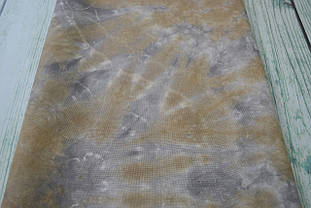 Тканина ручного фарбування розмір 47х69см основа Linda Schulertuch колір "Коричнево-сірий"