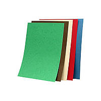 Обложки для переплета А4 картонные под кожу Кантри 230 гр/м², розовые, 100 шт