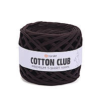 Yarnart COTTON CLUB (Коттон Клаб) № 7305 темний шоколад (Трикотажна пряжа, нитки для в'язання)